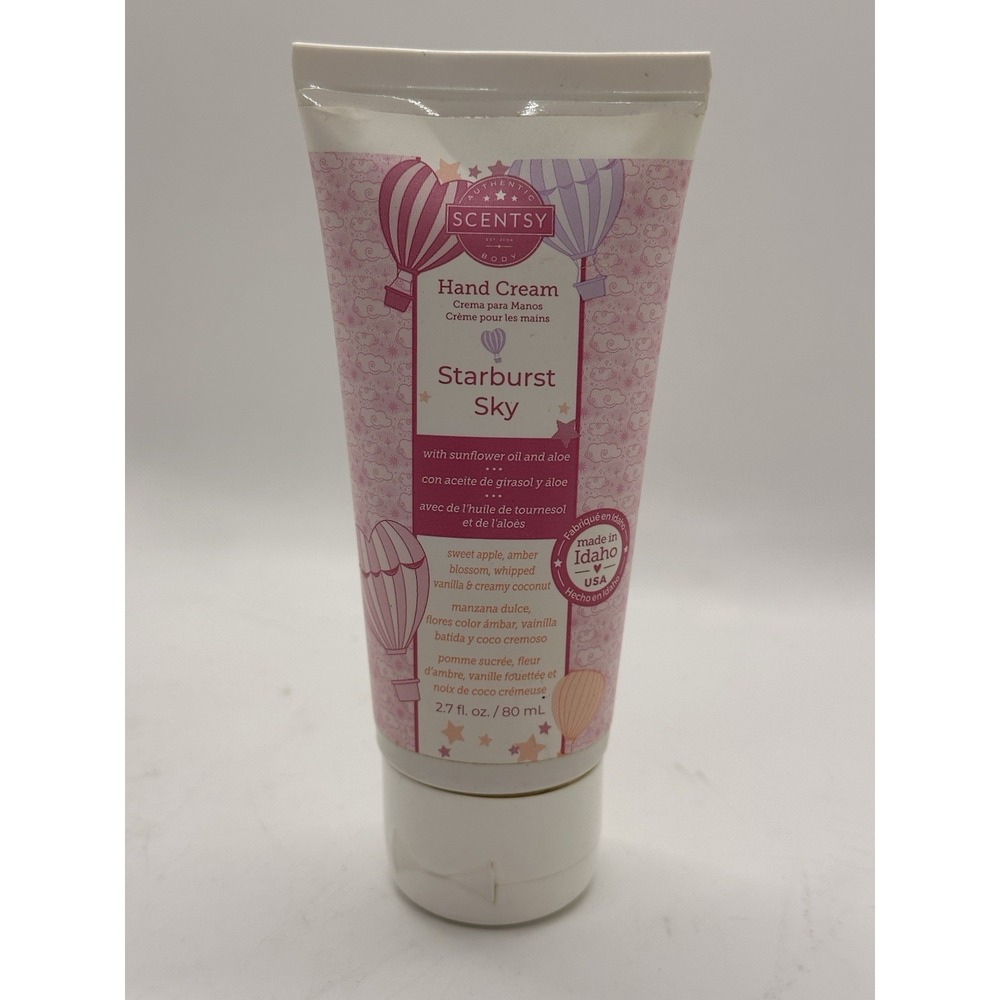 Scentsy Starburst Sky Hand Cream 2.7oz New Sealed Aloe Sunflower‎ Oil Lotion